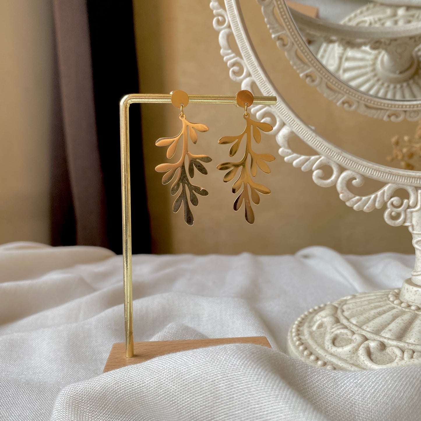 40483 gold plated Earrings