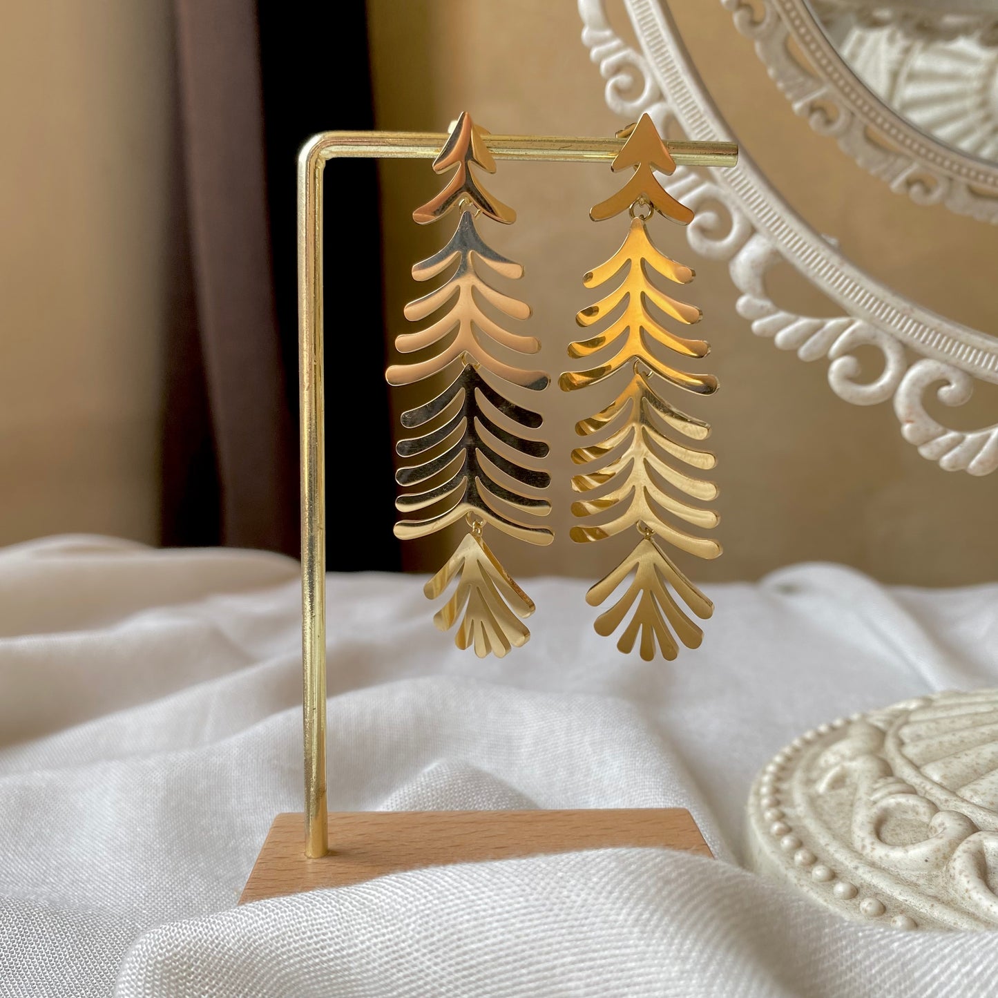 40516 gold plated Earrings