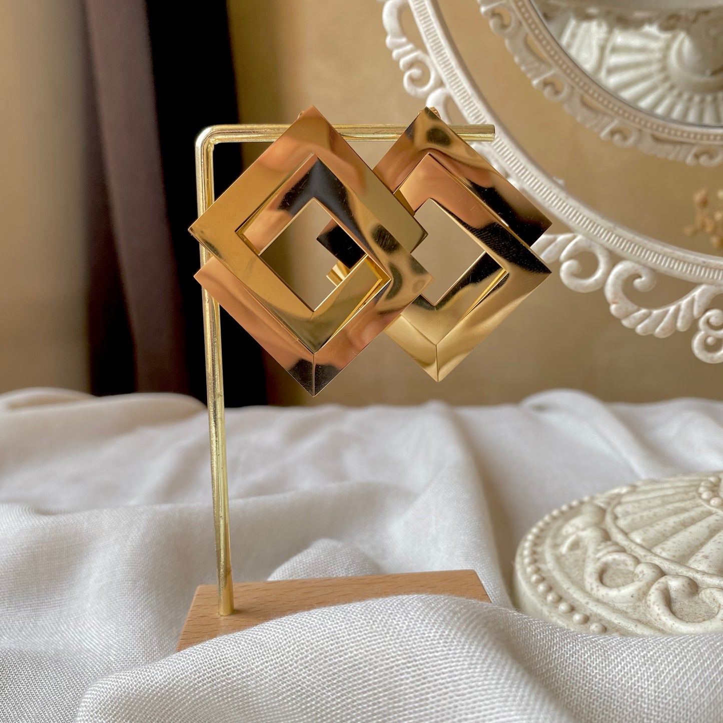 40520 gold plated Earrings