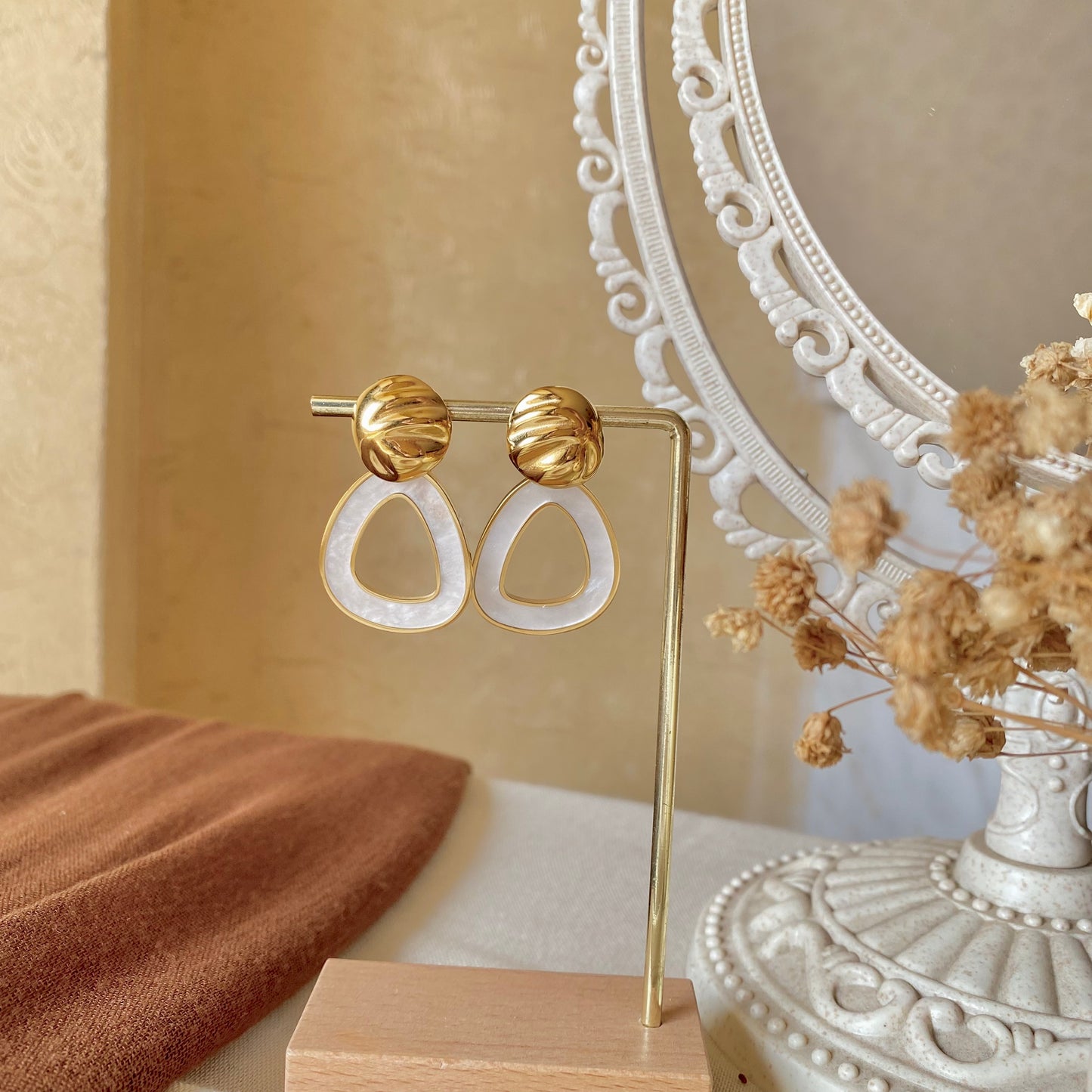 40507 gold plated Earrings