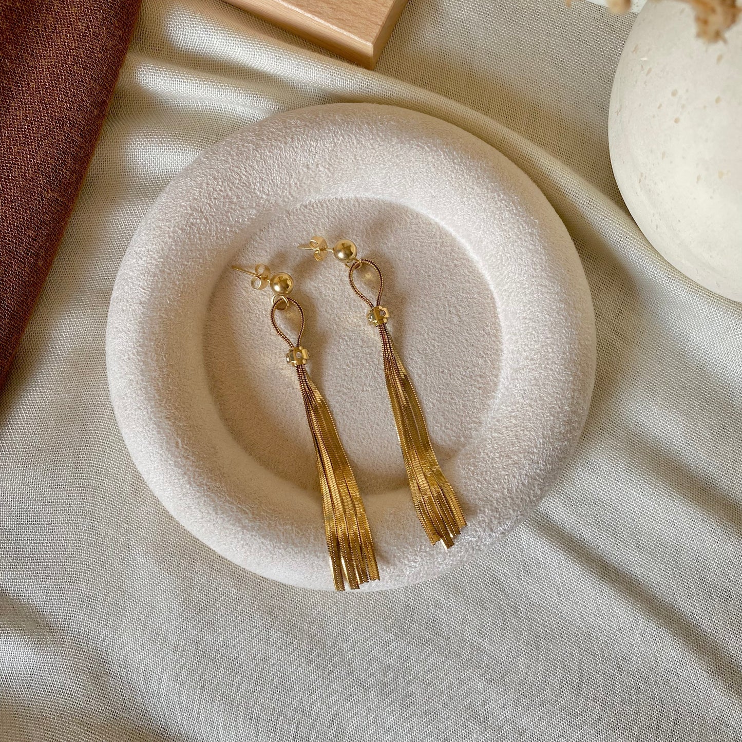 40484 gold plated Earrings