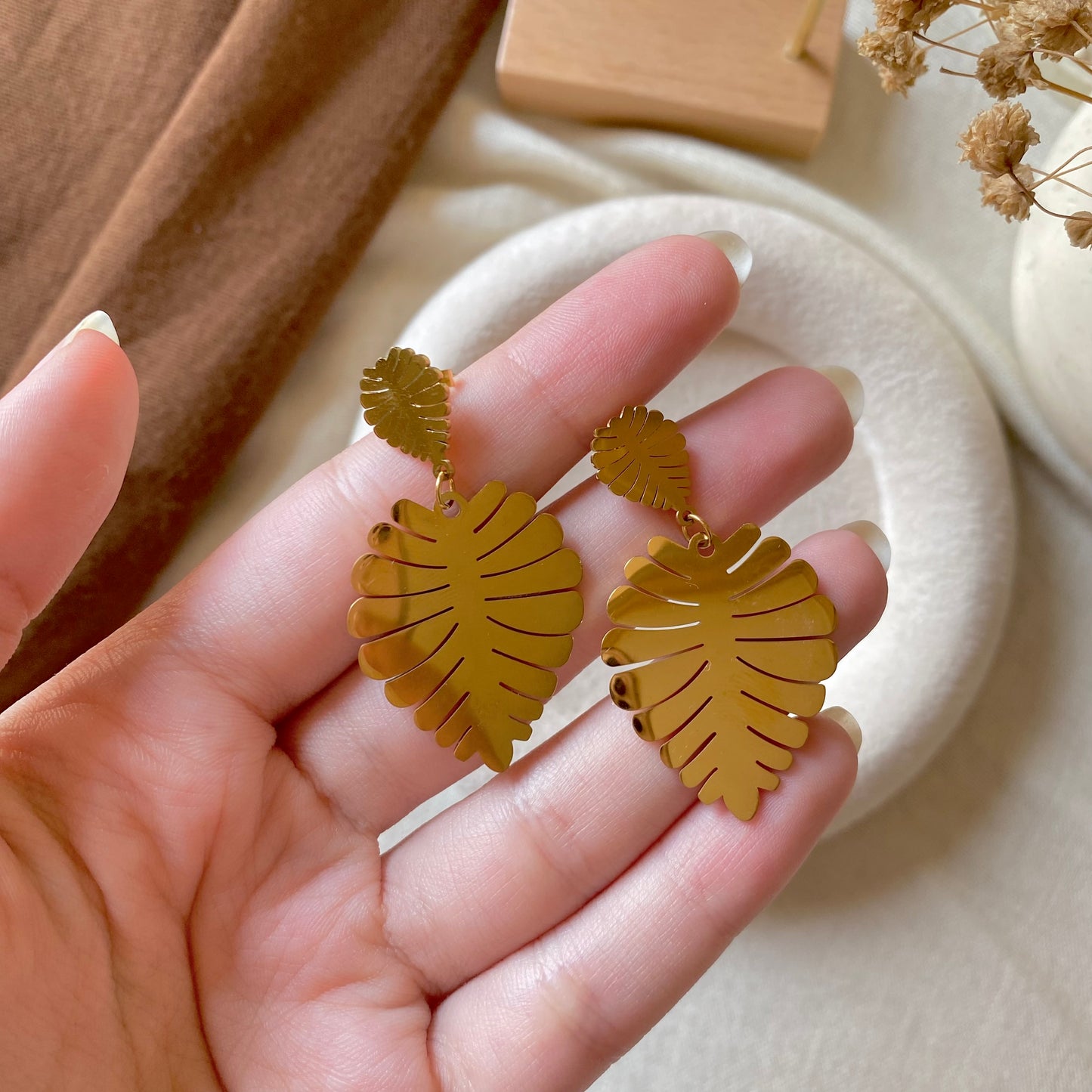 40486 gold plated Earrings