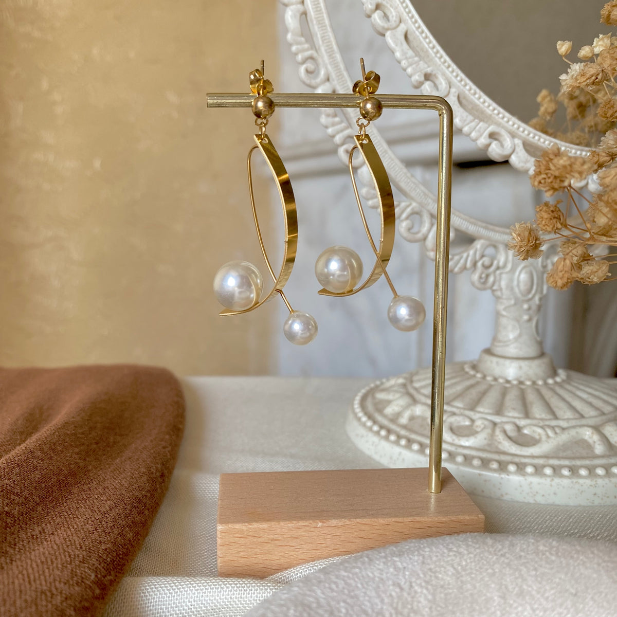 40488 gold plated Earrings