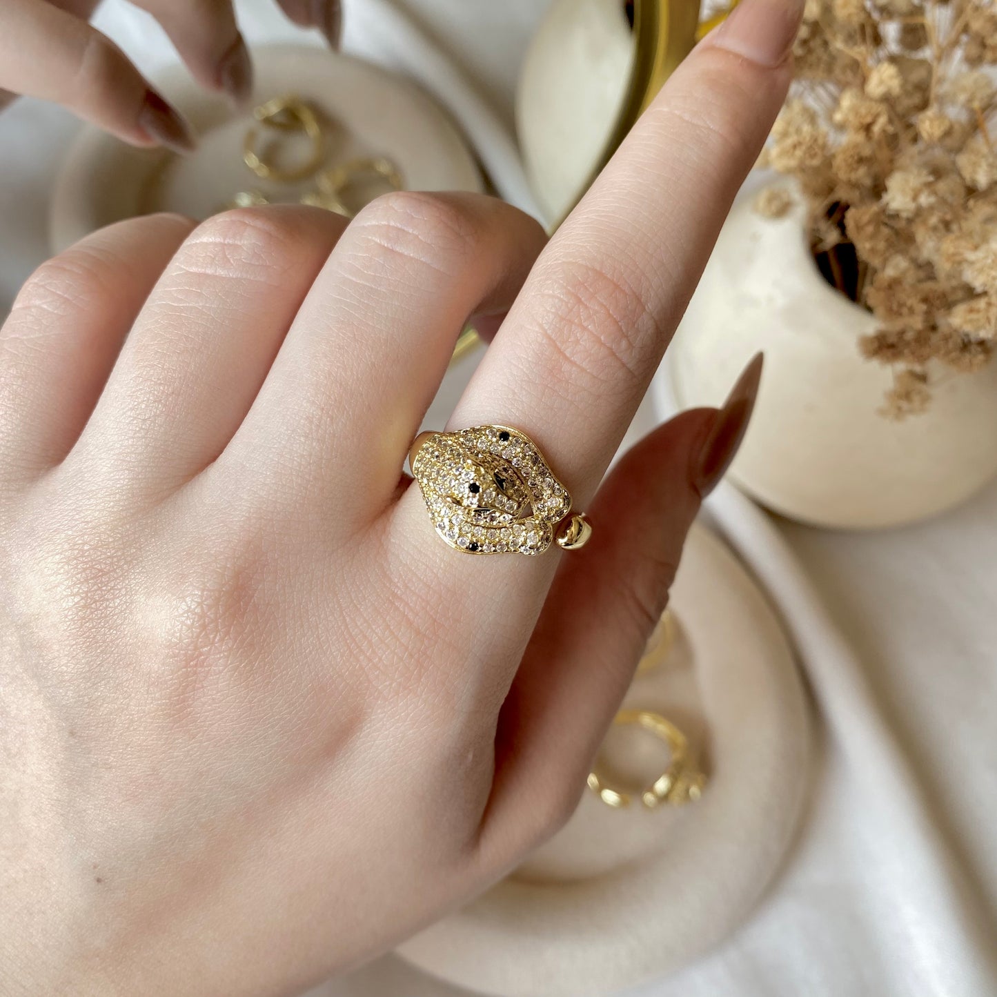 #50035 Copper Gold Plated Ring
