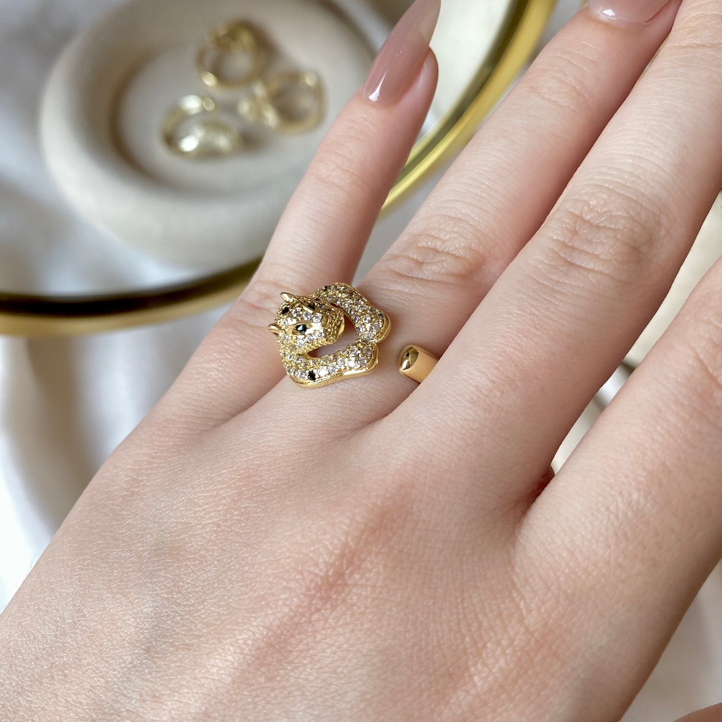 #50035 Copper Gold Plated Ring