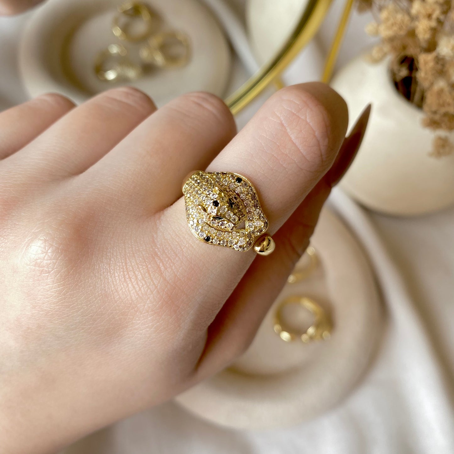 #50035 Copper Gold Plated Ring