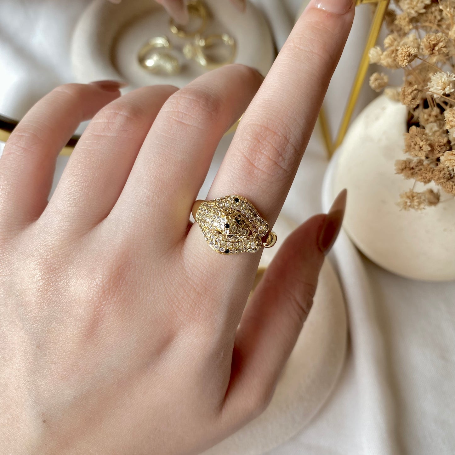 #50035 Copper Gold Plated Ring