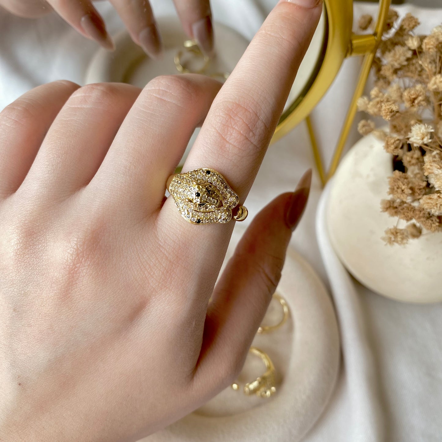 #50035 Copper Gold Plated Ring