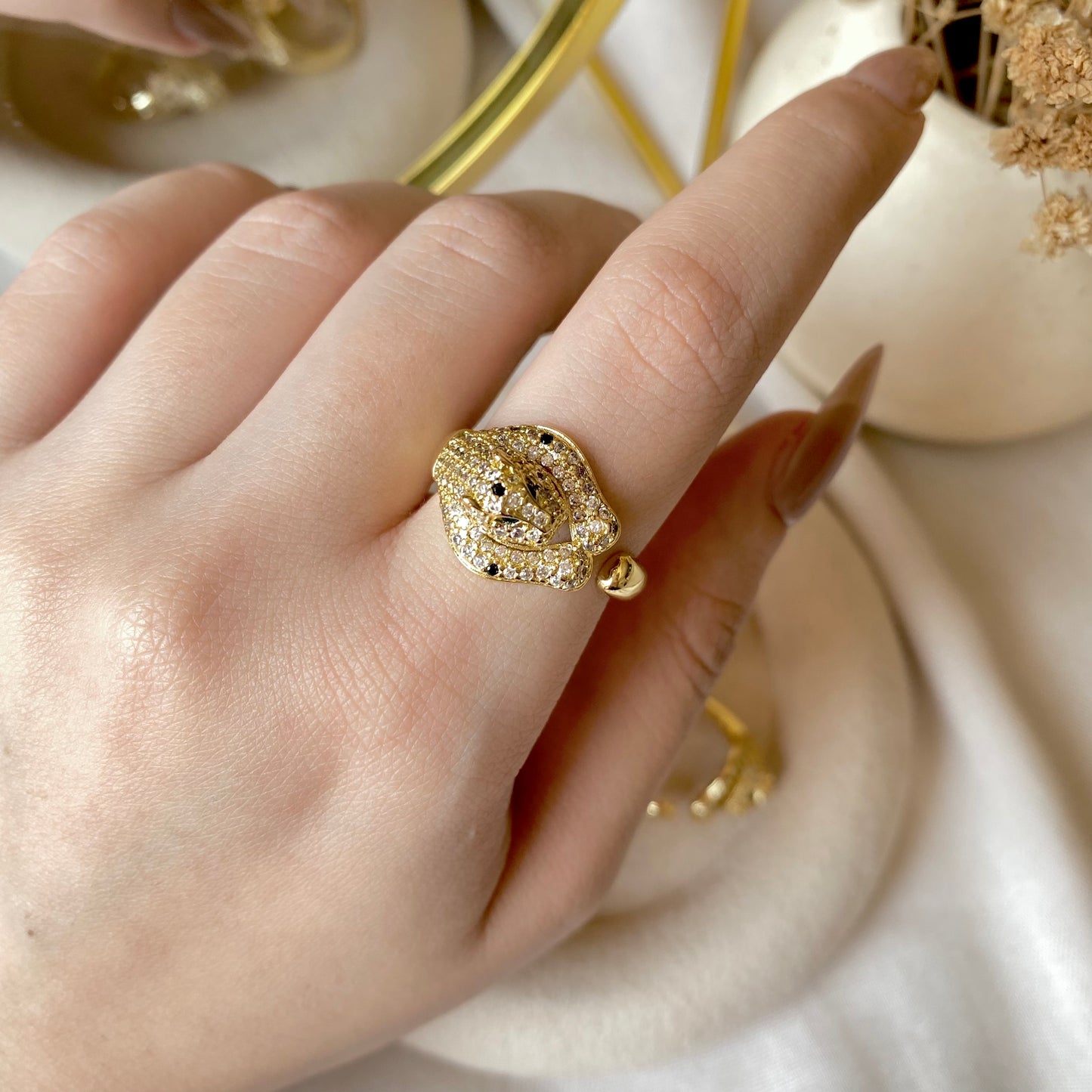 #50035 Copper Gold Plated Ring