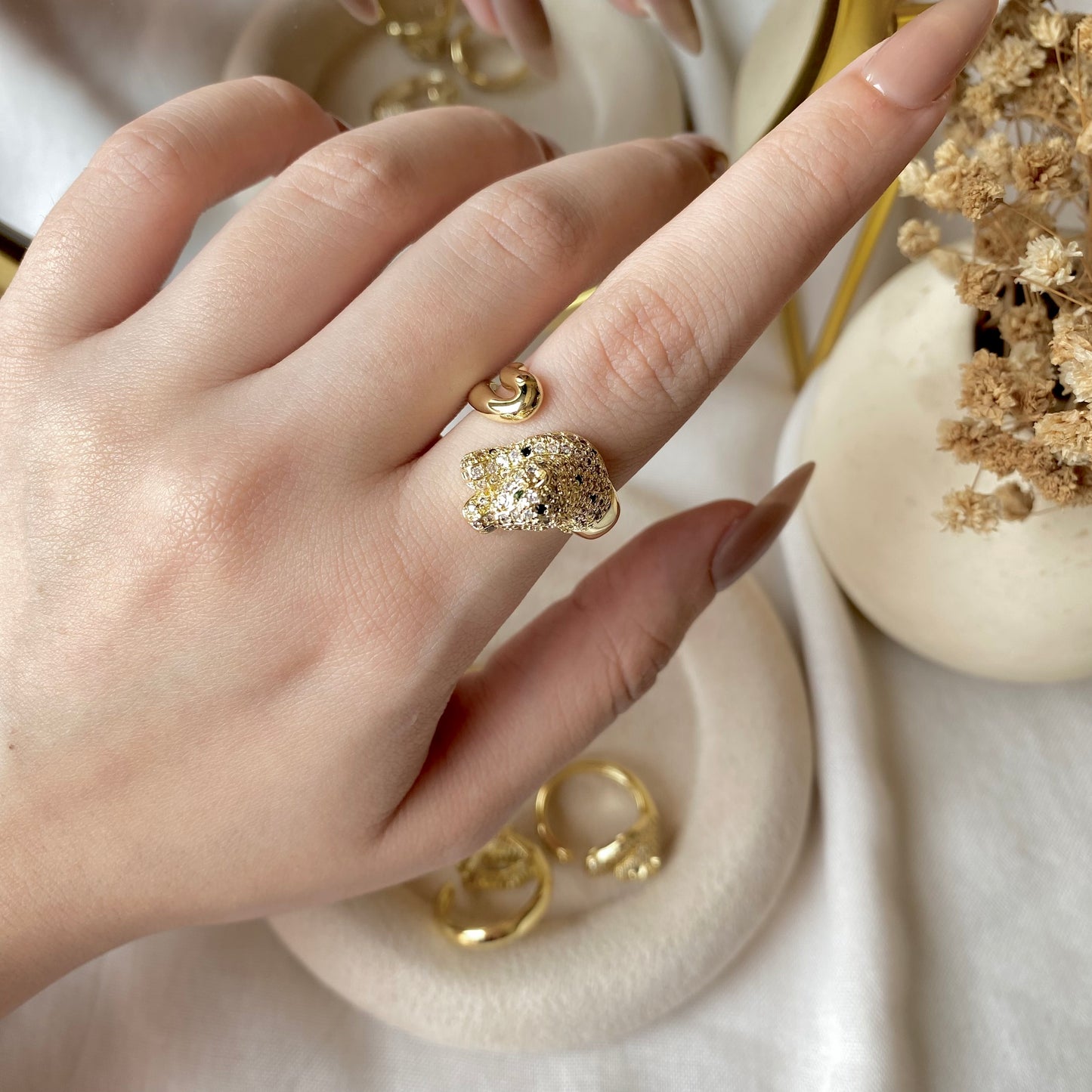 #50036 Copper Gold Plated Ring