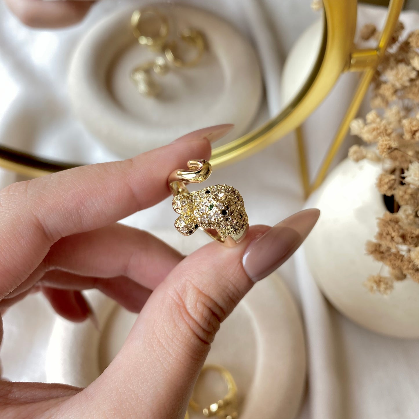 #50036 Copper Gold Plated Ring