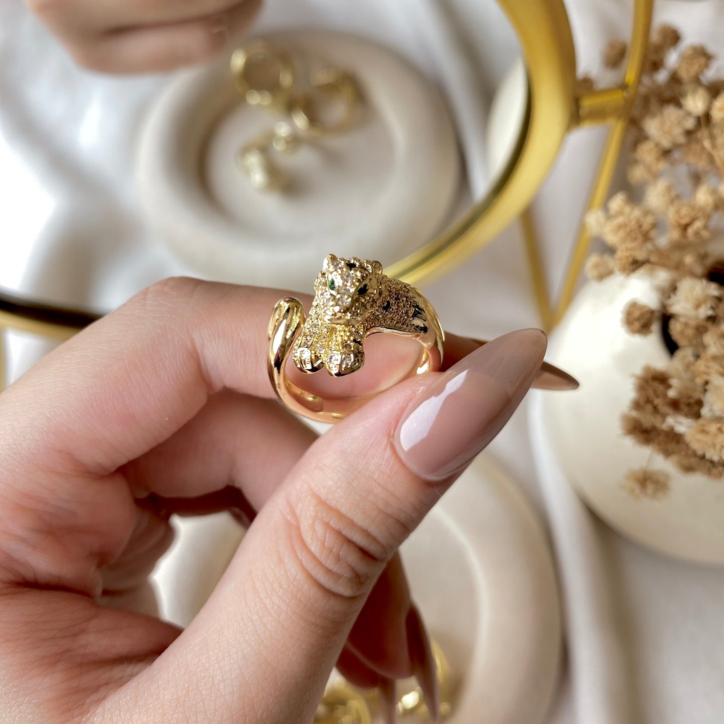 #50036 Copper Gold Plated Ring