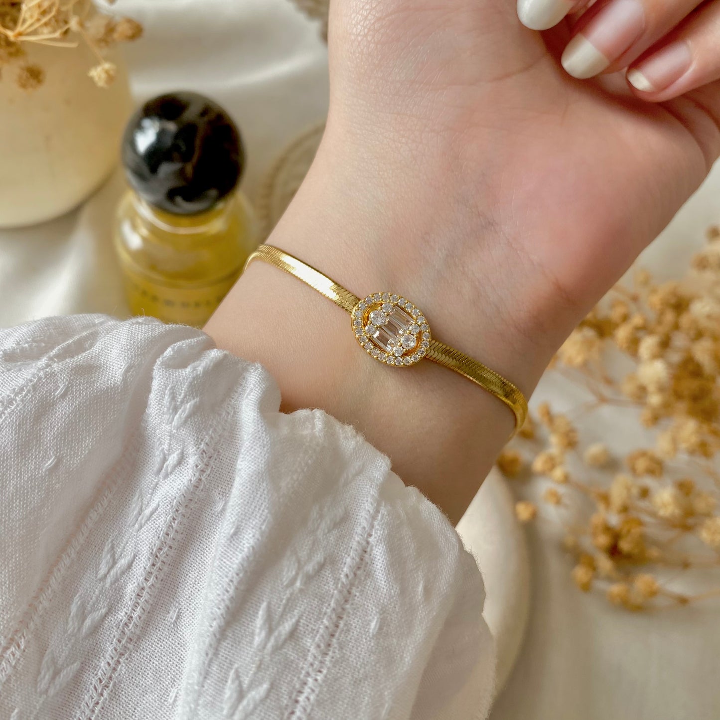 #30596 Copper Gold Plated Bracelet