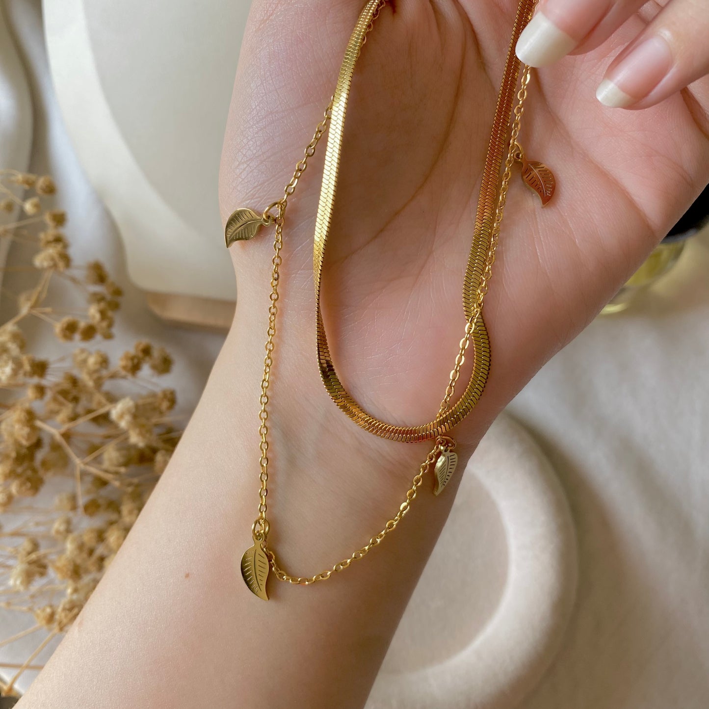 10863 Gold Plated Necklace