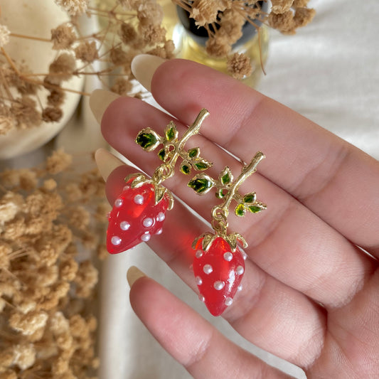 # 40012 Copper gold plated Earrings