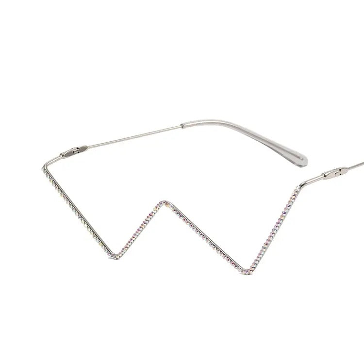 00001 Gold Plated Cat Eye Frame