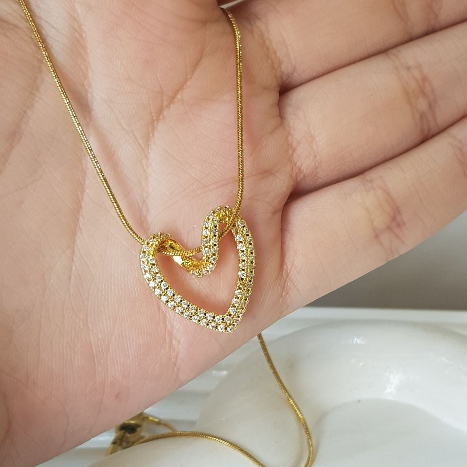 #10005 Copper Gold Plated Necklace