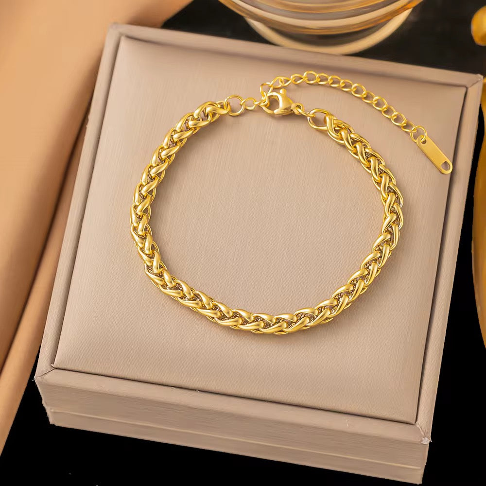 70181 Gold Plated Anklet%