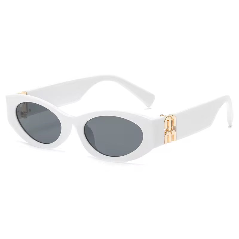 0001 Chunky Oval Sunglasses