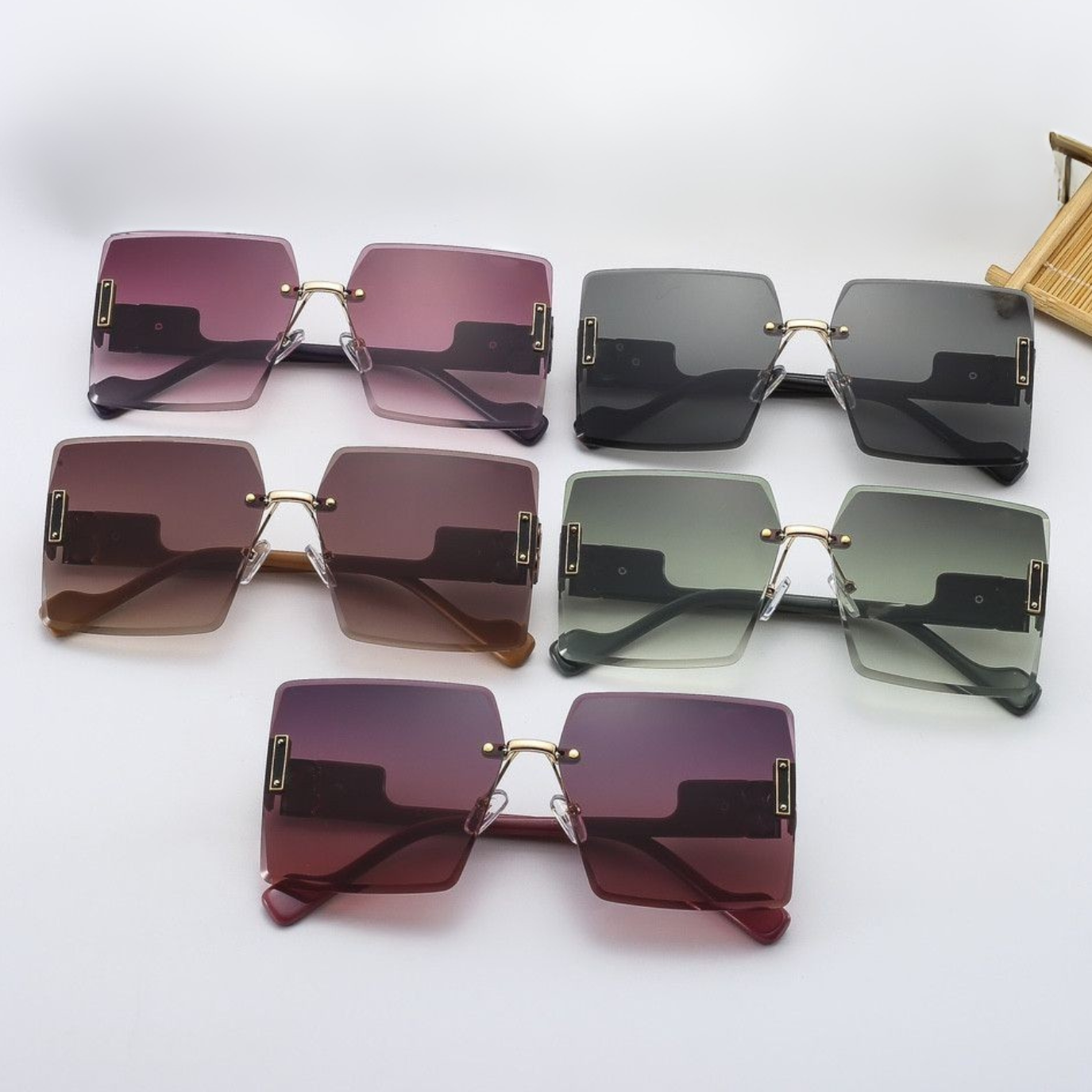 0003 Luxury Flat-Top Shades