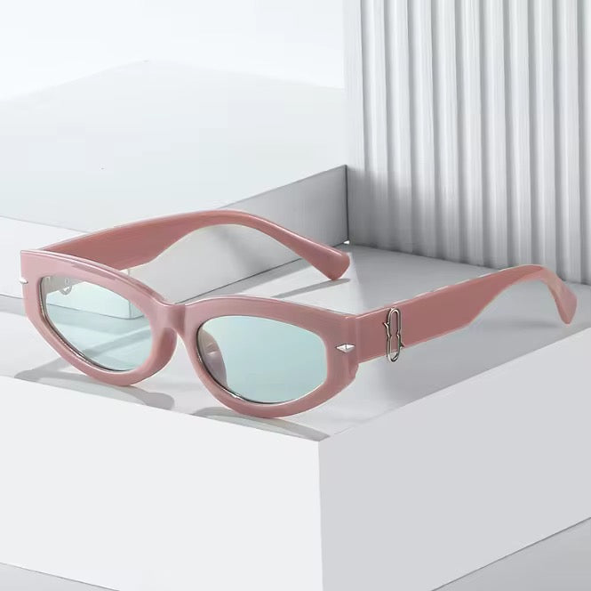 0004 Modern Oval Frame Sunglasses