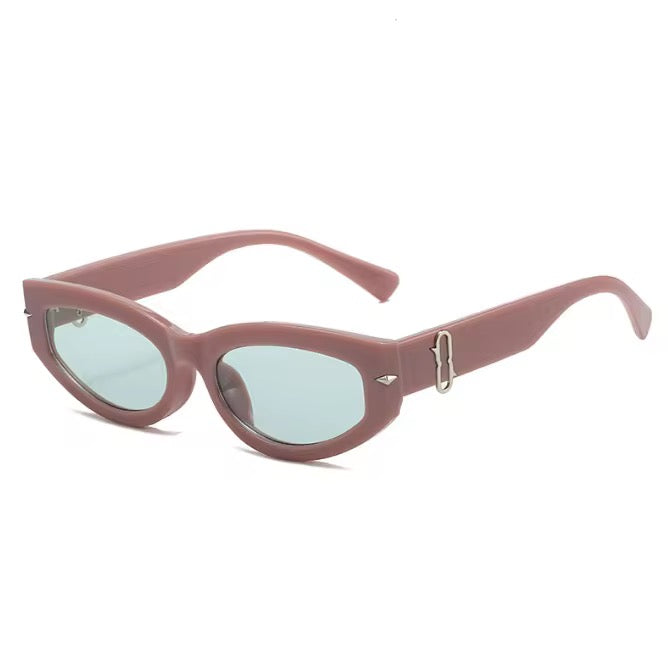 0004 Modern Oval Frame Sunglasses