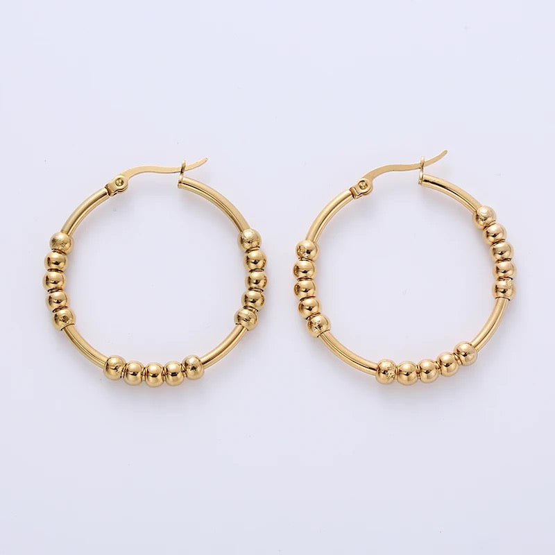 40188 Gold Plated Earrings