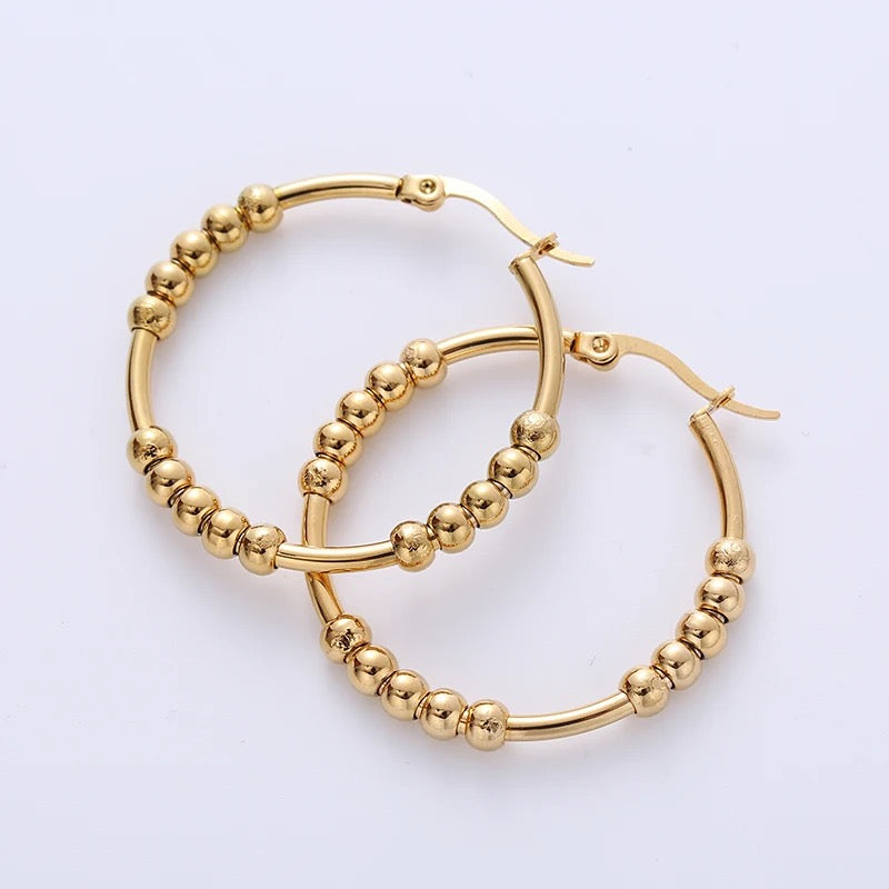 40188 Gold Plated Earrings
