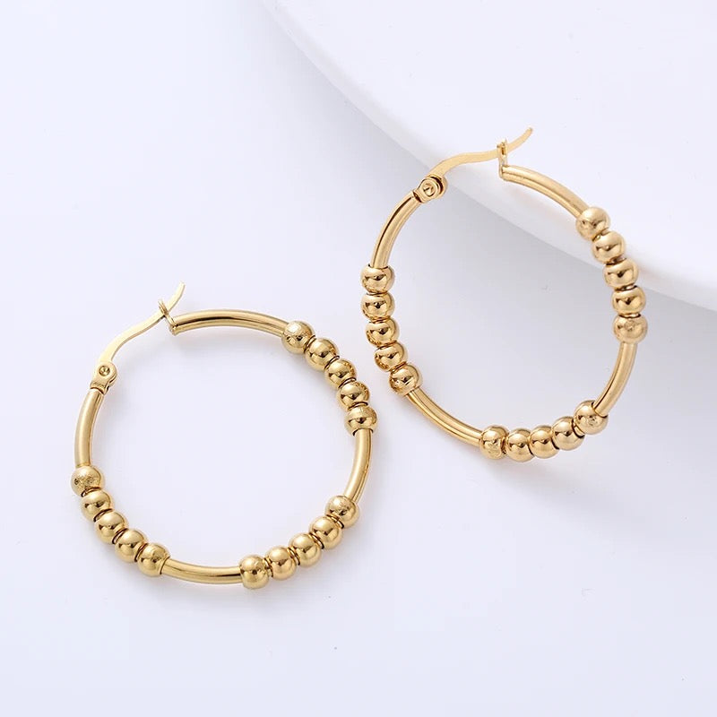40188 Gold Plated Earrings