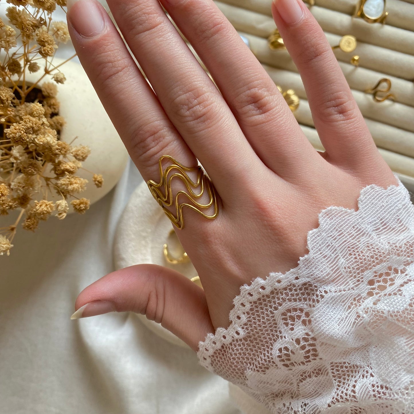 50637 Gold Plated Ring