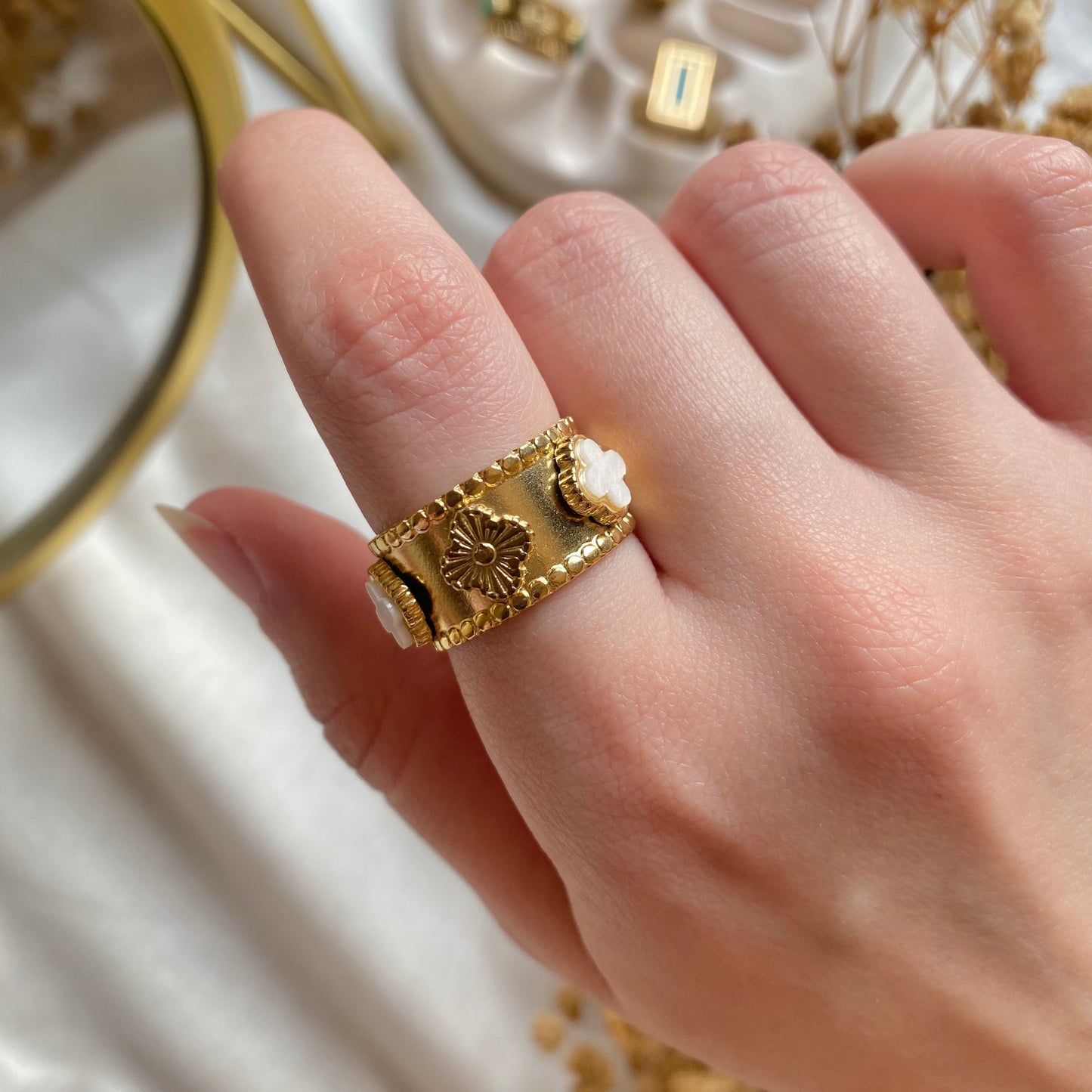 50638 Gold Plated Ring