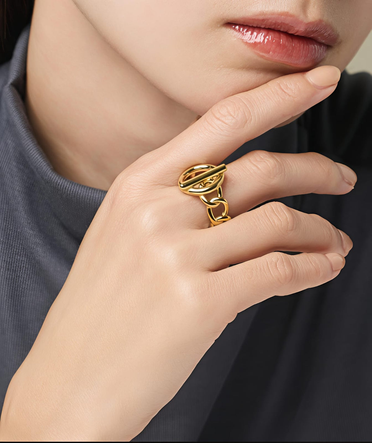 50357 Gold Plated Ring