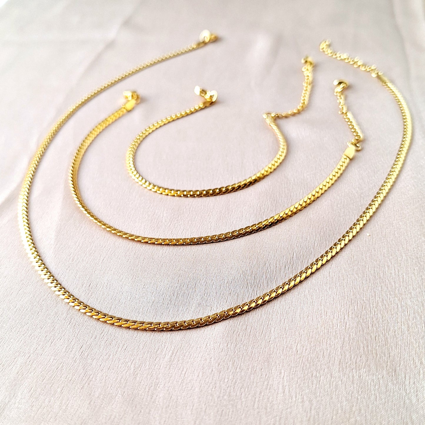 80030 Gold Plated 3 Pieces Seton