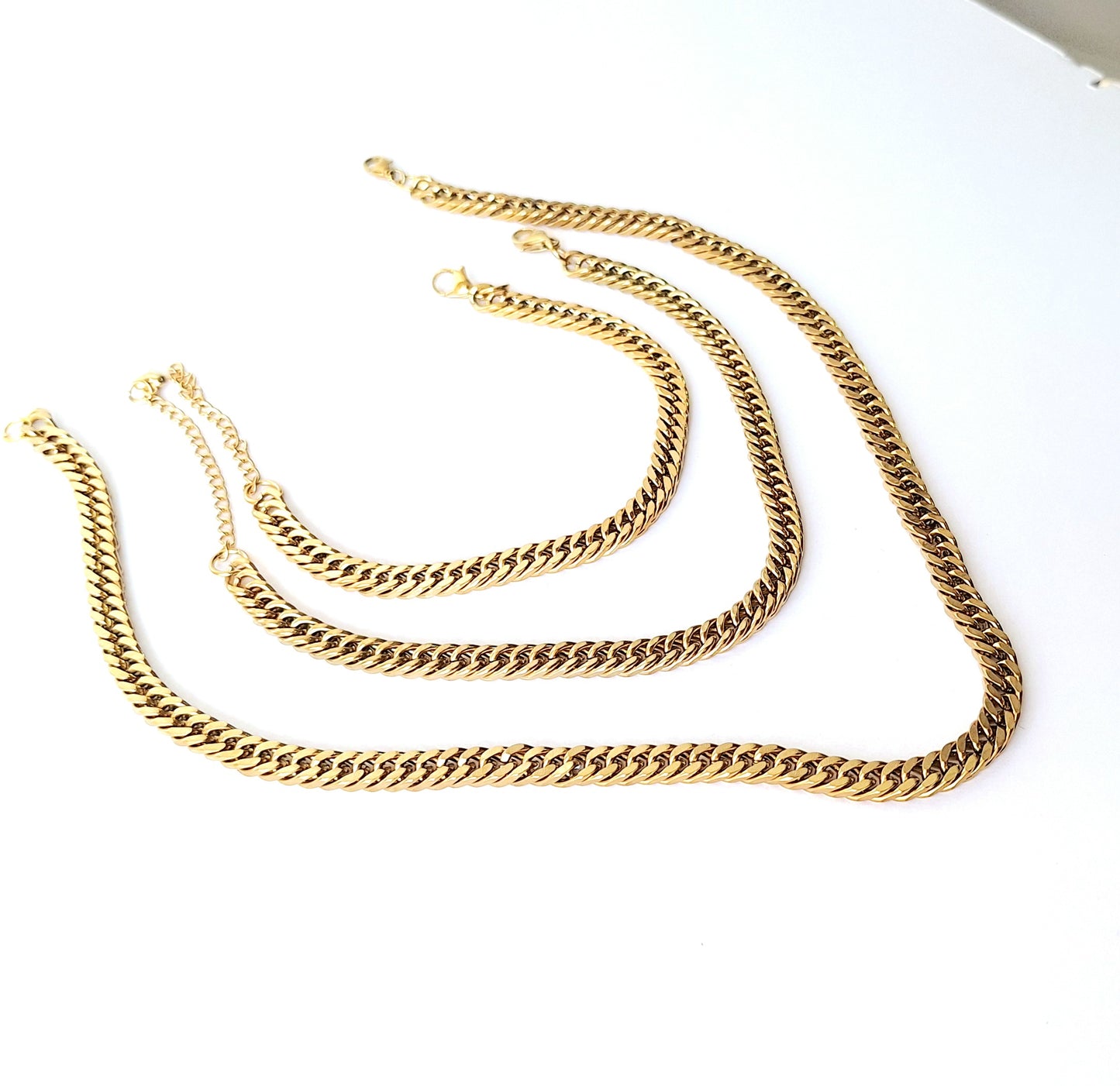80029 Gold Plated 3 Pieces Set