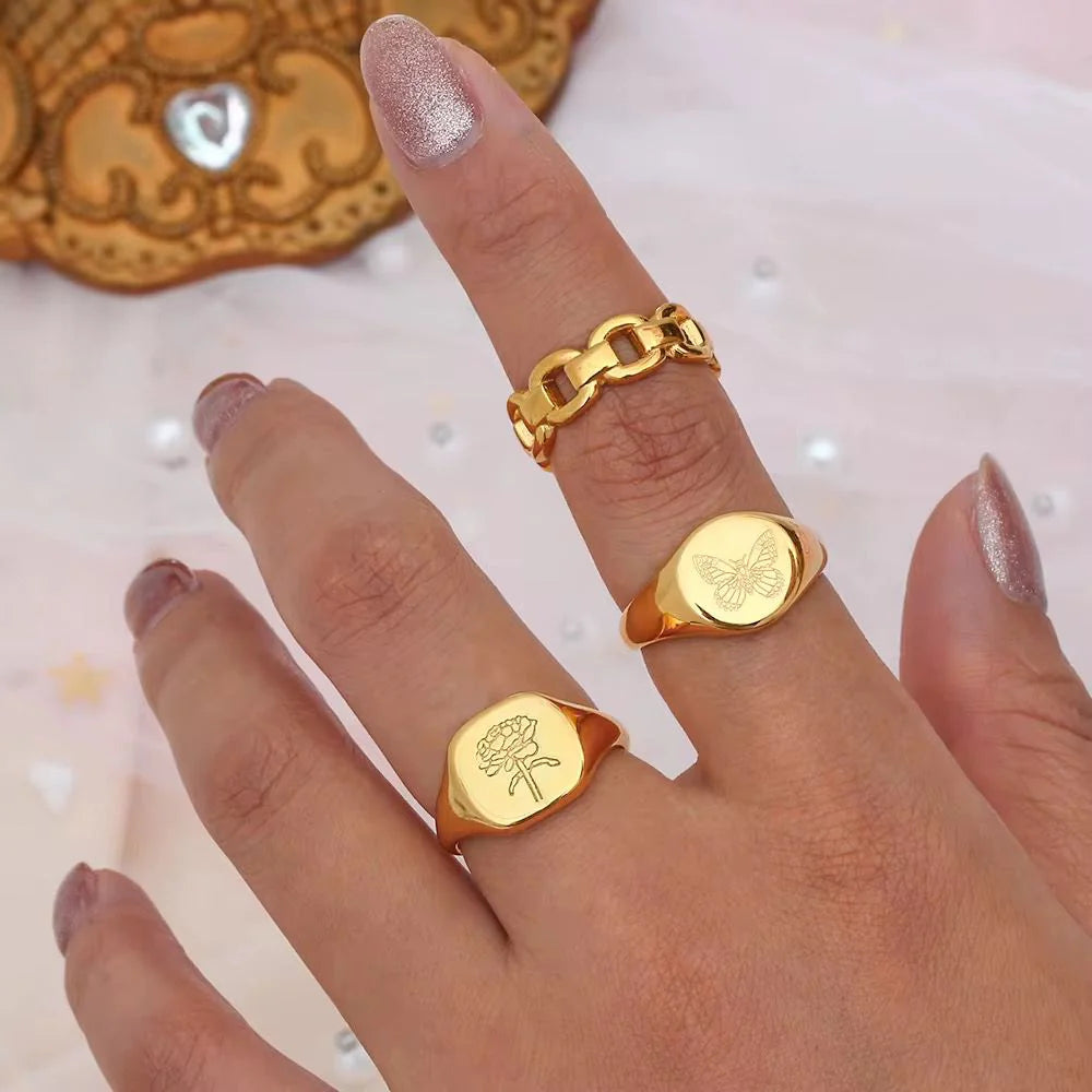50421 Gold Plated Ring