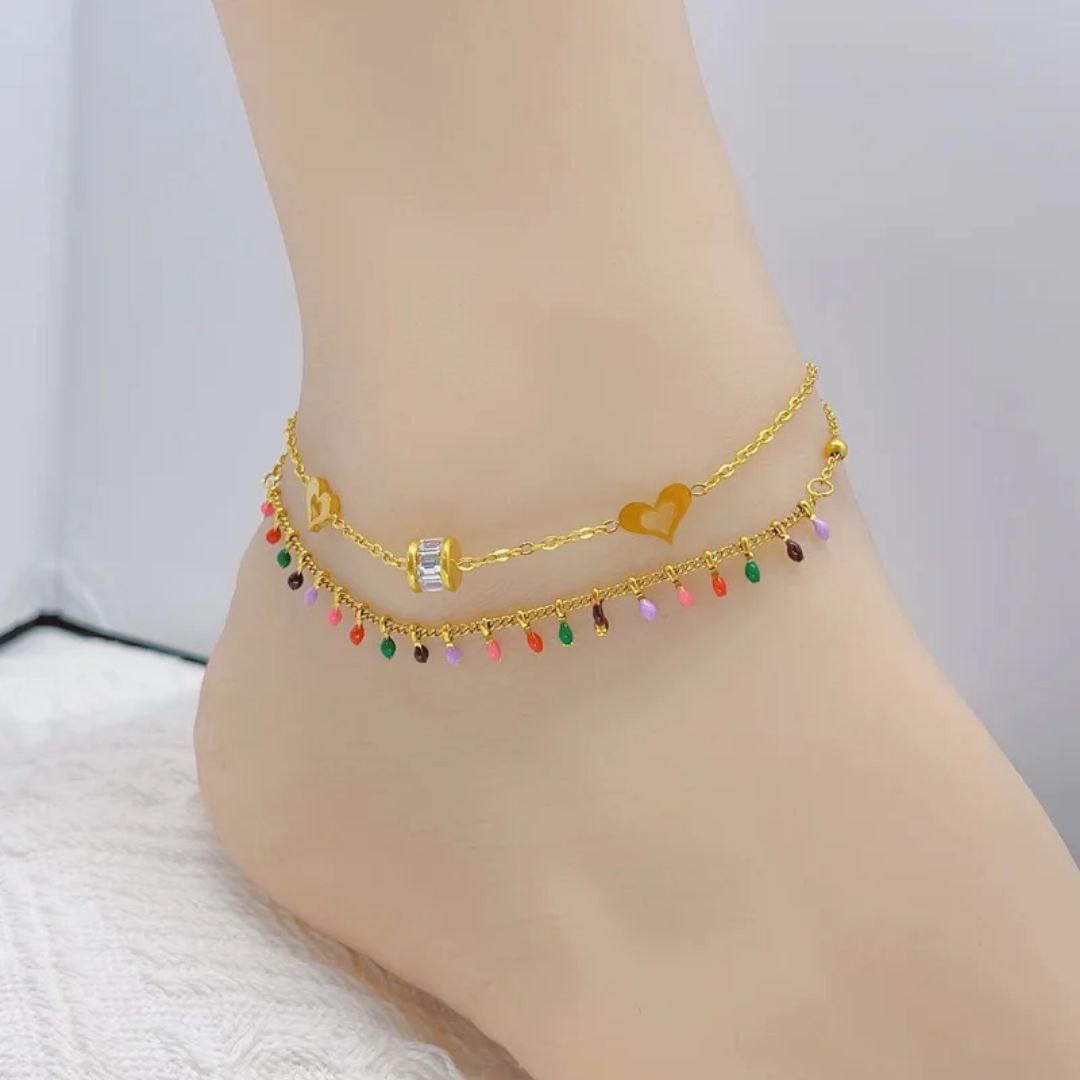 70183 Gold Plated Anklet