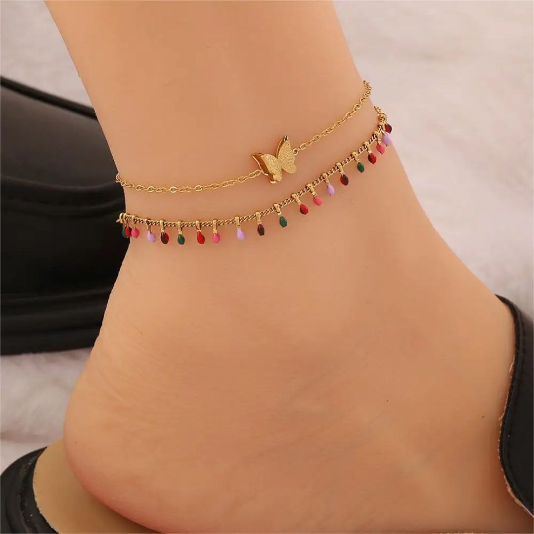 70185 Gold Plated Anklet