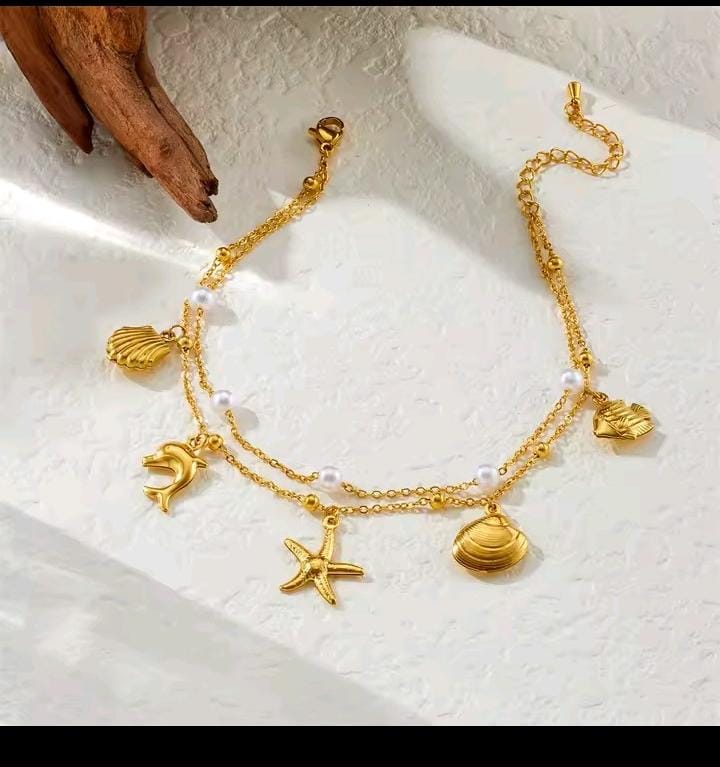70194 Gold Plated Anklet