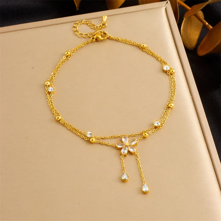 70191 Gold Plated Anklet