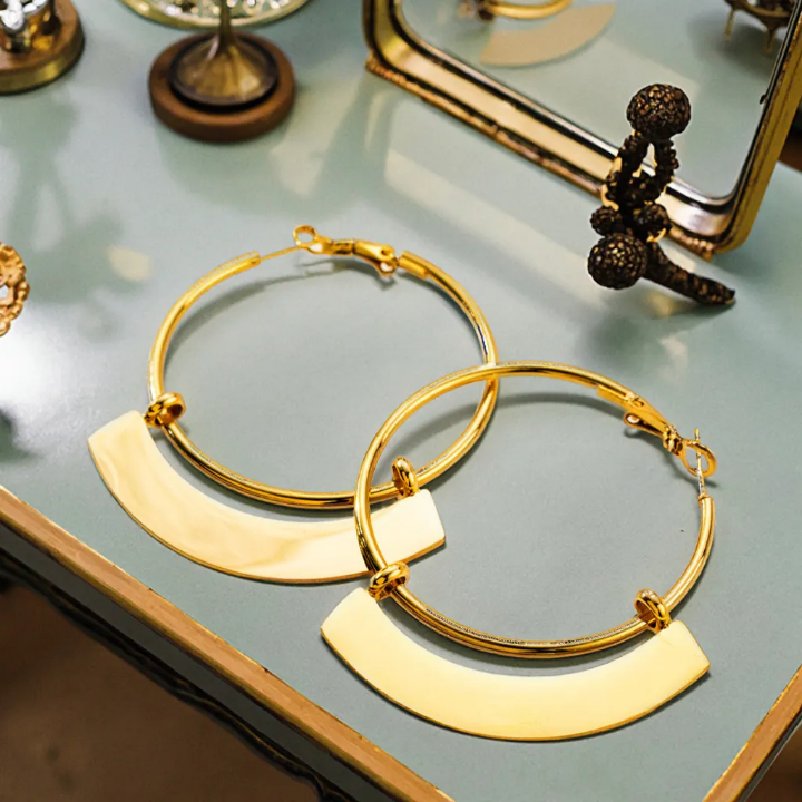 40442 gold plated Earrings