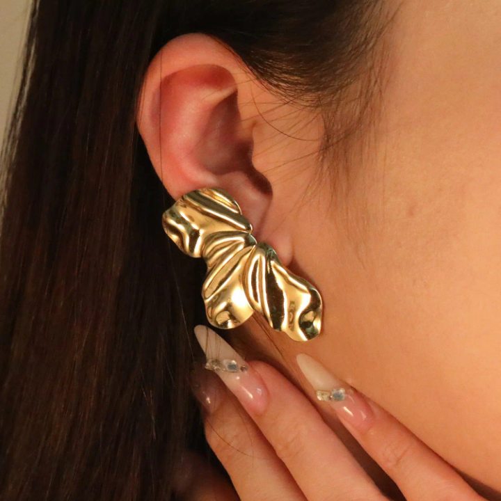 40444 gold plated Earrings