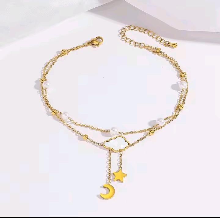 70198 Gold Plated Anklet