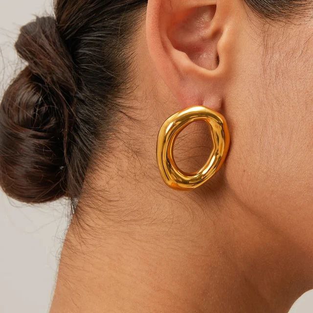 40393 gold plated Earrings