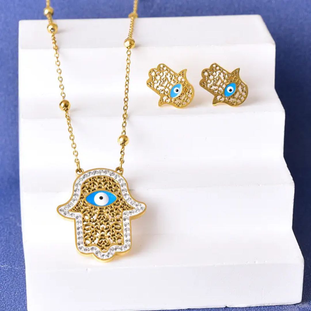 80047 Gold Plated 2 Pieces Set