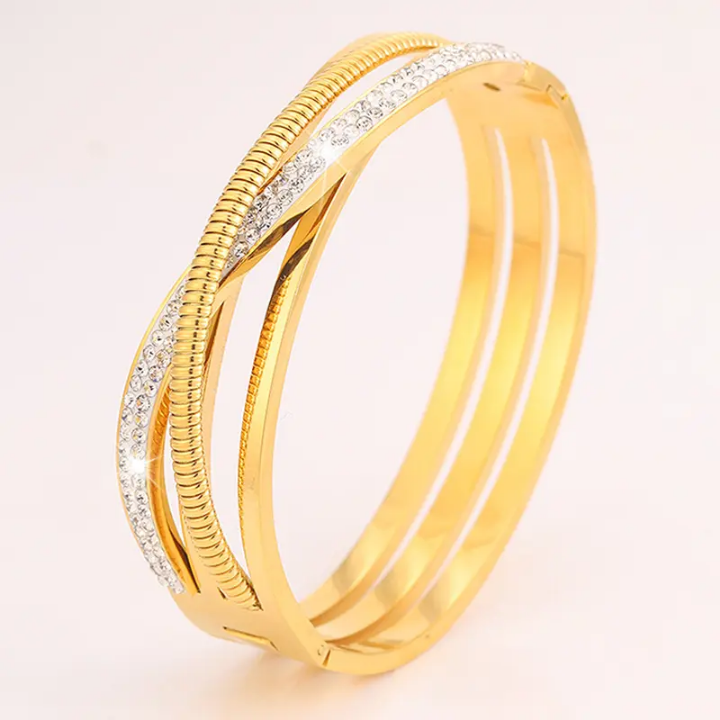 20328 Gold Plated Bangle