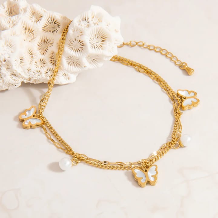70199 Gold Plated Anklet