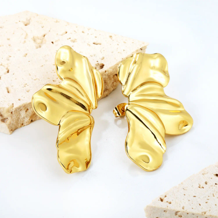 40444 gold plated Earrings