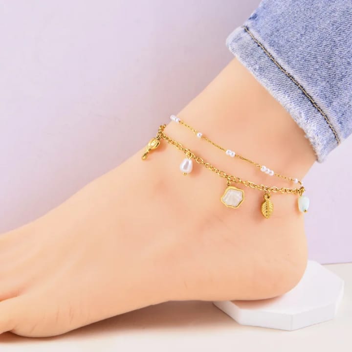 70193 Gold Plated Anklet