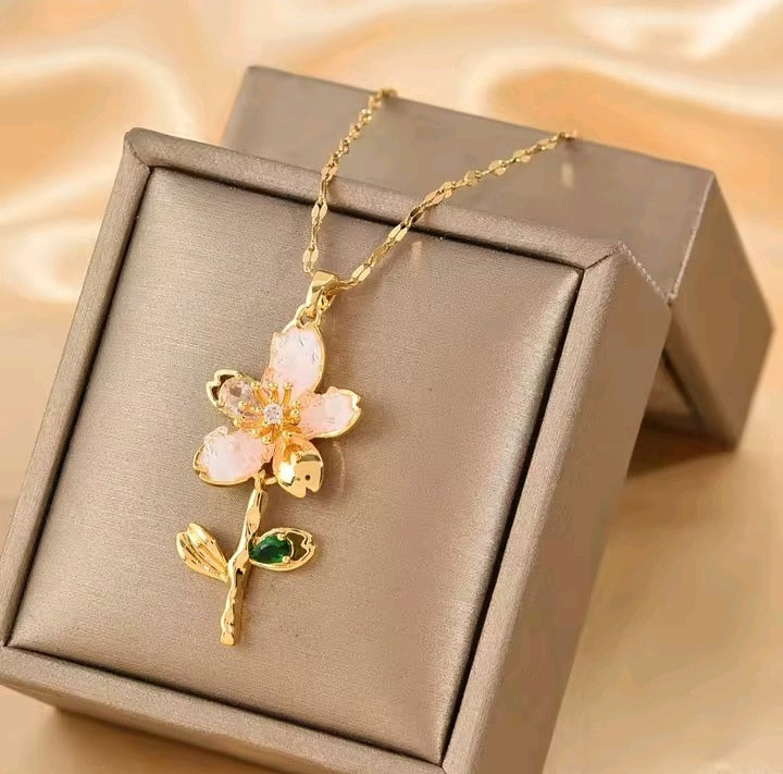#10003 Copper Gold Plated Necklace
