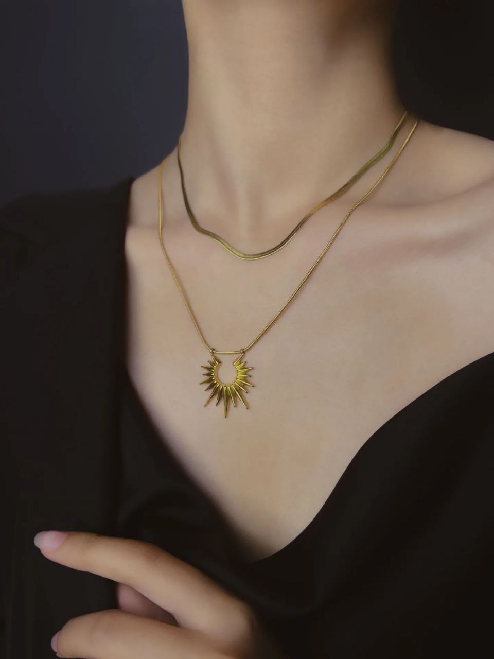 10573 Gold Plated Necklace